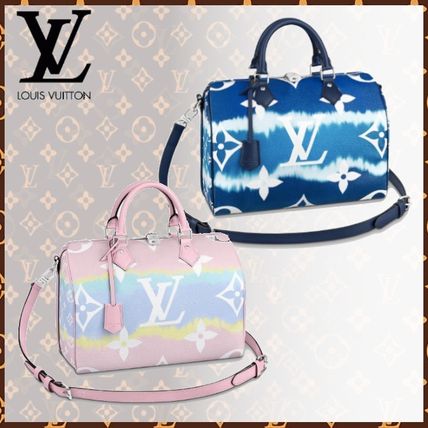 Louis Vuitton SPEEDY 2020 SS Monogram Casual Style Canvas 2WAY Leather Elegant Style 