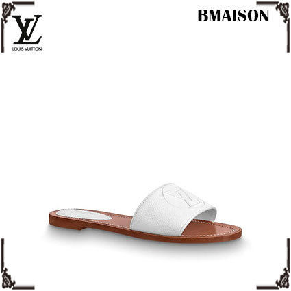 Louis Vuitton 2020 SS Lock It Flat Mules 1A873C 