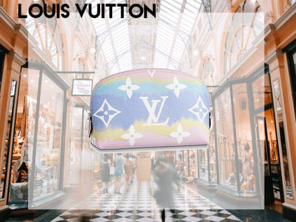 Louis Vuitton 2020 SS Monogram Canvas Leather Logo Pouches  Cosmetic Bags M69139 