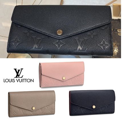 Louis Vuitton MONOGRAM EMPREINTE Monogram Plain Leather Long Wallet Long Wallets M68708 M62125 M64082 M61182 
