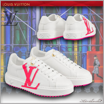 Louis Vuitton 2019 SS Rubber Sole Casual Style Street Style Plain Leather Logo 