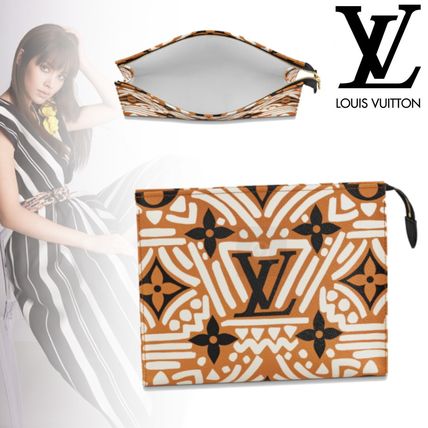 Louis Vuitton MONOGRAM 2020 21AW Monogram Unisex Leather Logo Clutches M45477 