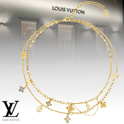 Louis Vuitton MONOGRAM 2020 21AW Blooming Strass Necklace M68374 