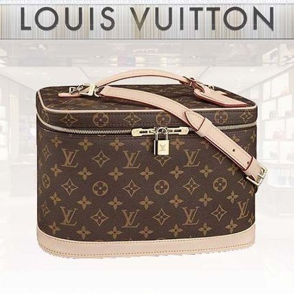 Louis Vuitton Monogram Blended Fabrics 2WAY Leather Bags 