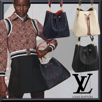 Louis Vuitton NEONOE 2020 SS Monogram Casual Style Canvas 2WAY Leather Office Style 