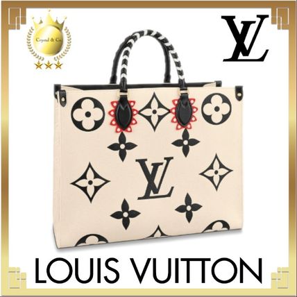 Louis Vuitton MONOGRAM 2020 21AW Monogram Casual Style Calfskin A4 2WAY 3WAY Bi color Leather 