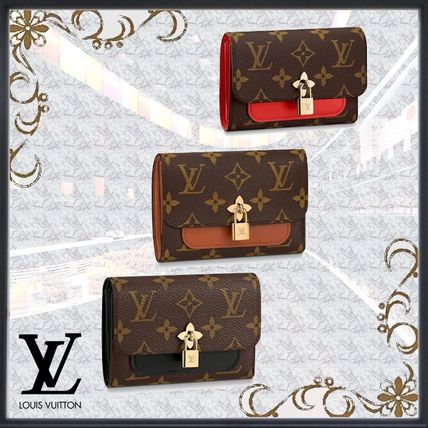 Louis Vuitton 2020 SS Monogram Leather Folding Wallet Small Wallet Logo M62578 M67504 M62567 