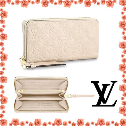 Louis Vuitton ZIPPY WALLET 2020 21AW Leather Logo Long Wallets 