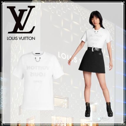 Louis Vuitton Crew Neck Cotton Medium Short Sleeves Logo T Shirts 1A5TRN 