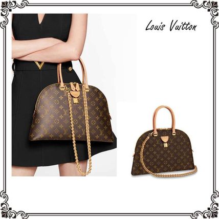Louis Vuitton MONOGRAM 2020 SS Monogram Casual Style Canvas A4 3WAY Leather Elegant Style 