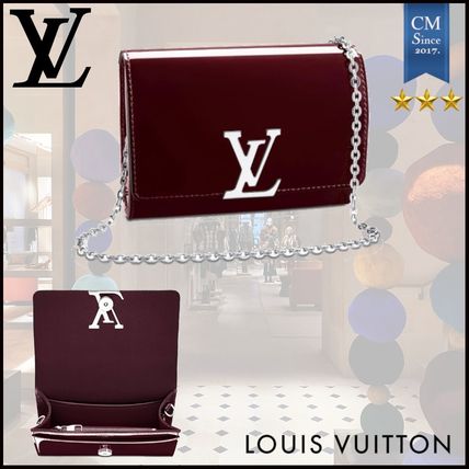 Louis Vuitton LOUISE 2020 SS Chain Leather Crossbody Logo Shoulder Bags 