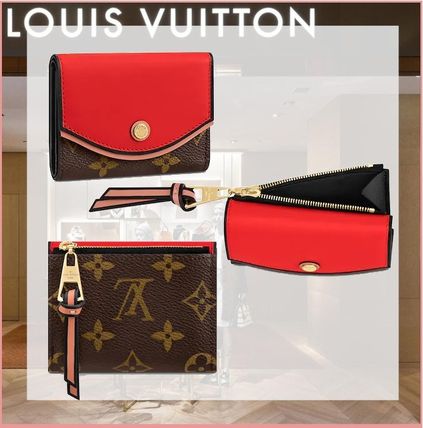 Louis Vuitton MONOGRAM 2020 SS Leather Small Wallet Folding Wallets M63904 