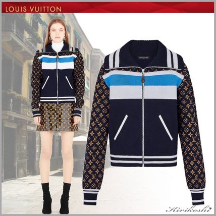 Louis Vuitton 2019 SS Short Stripes Monogram Casual Style Wool Street Style 