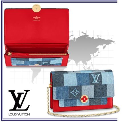 Louis Vuitton 2020 SS Monogram Casual Style Denim Blended Fabrics 2WAY Leather 
