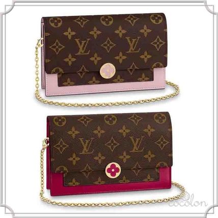 Louis Vuitton MONOGRAM Flore Chain Wallet M67404 M67405 