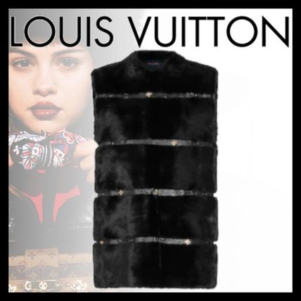 Louis Vuitton 2020 Cruise Mink Fur Sleeveless Jacket 1A60WQ 