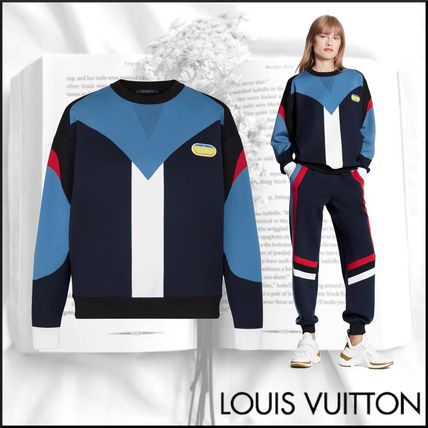 Louis Vuitton 2020 21AW Crew Neck Casual Style Wool Sweat Long Sleeves Plain Cotton 1A8C8L 