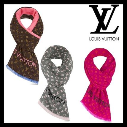 Louis Vuitton Wool Knit  Fur Scarves M76071 M73667 M78716 