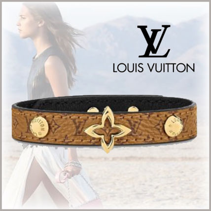 Louis Vuitton MONOGRAM 2020 21AW Casual Style Leather Elegant Style Bracelets M6597E M6597F 