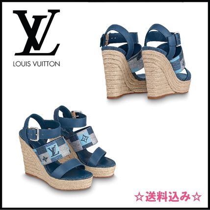 Louis Vuitton Starboard Wedge Sandals 1A666L 1A666I 1A666H 1A666G 1A666F 1A666E 1A666D 1A6669 