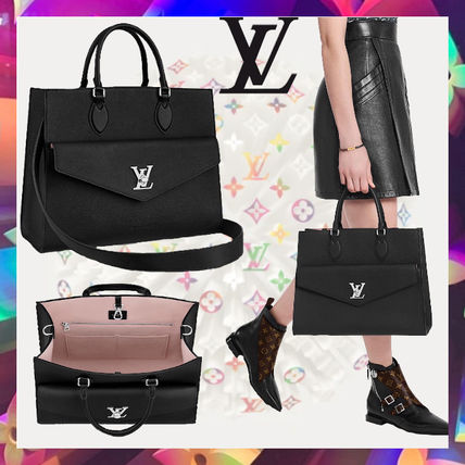 Louis Vuitton 2020 21AW Casual Style Unisex Blended Fabrics 2WAY Plain Leather M56099 