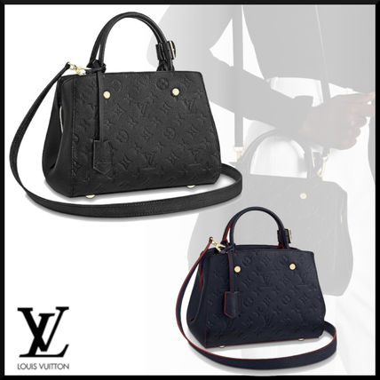 Louis Vuitton MONTAIGNE 2020 SS Monogram Casual Style Canvas Street Style 2WAY Plain Leather M42747 M41053 