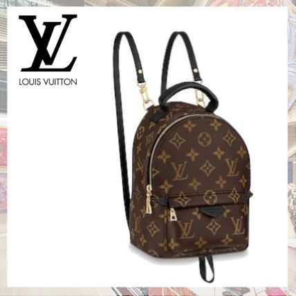 Louis Vuitton 2020 SS Monogram Casual Style Blended Fabrics 2WAY Leather M44873 