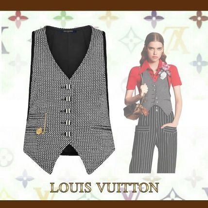 Louis Vuitton 2020 SS Short Zigzag Wool Silk Nylon Blended Fabrics
