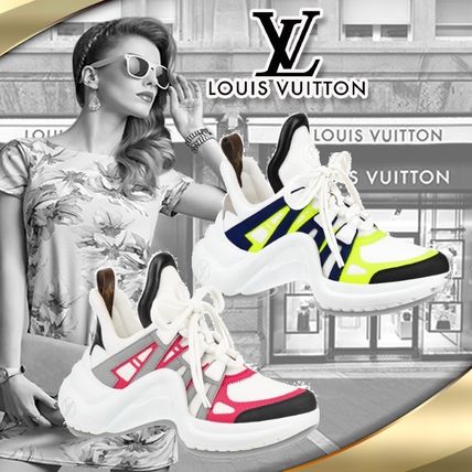 Louis Vuitton MONOGRAM Casual Style Leather Low Top Sneakers 1A4X6S 1A4X77 