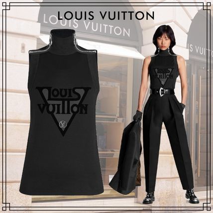 Louis Vuitton 2020 SS Sleeveless Logo Tanks  Camisoles 1A637C 