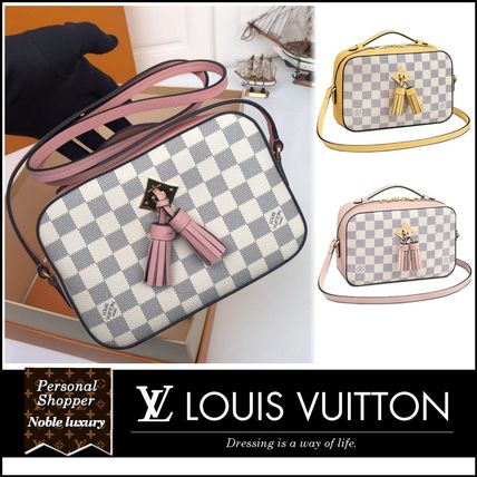 Louis Vuitton DAMIER AZUR 2020 SS Other Plaid Patterns Casual Style Canvas Blended Fabrics 