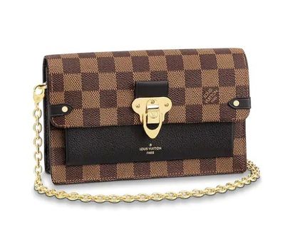 Louis Vuitton DAMIER Vavin Chain Wallet N60222 