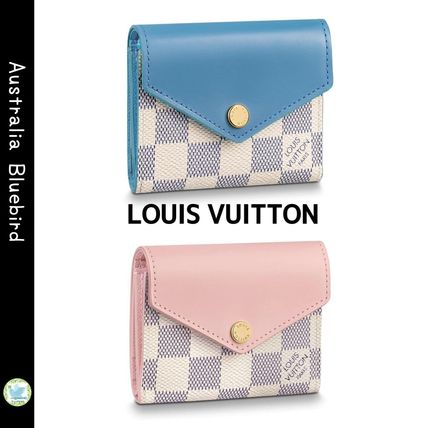 Louis Vuitton DAMIER AZUR 2020 SS Zoe Wallet N60219 N60292 