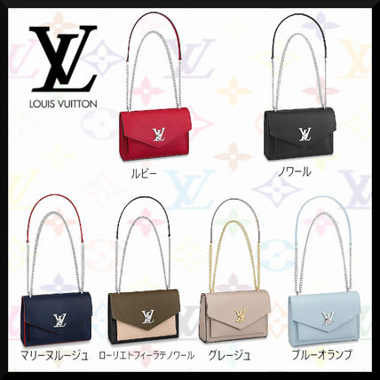 Louis Vuitton LOCKME 2019 20AW Blended Fabrics 3WAY Bi color Chain Plain Leather M56377 M56137 M55522 M53196 M51419 M51418 