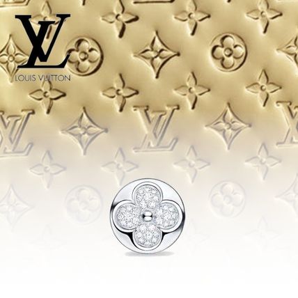 Louis Vuitton Diamond Blossom Sun Ear Stud White Gold And Diamonds Q96500 