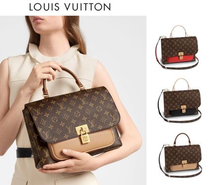 Louis Vuitton MONOGRAM 2019 SS Monogram 2WAY Leather Elegant Style Shoulder Bags 