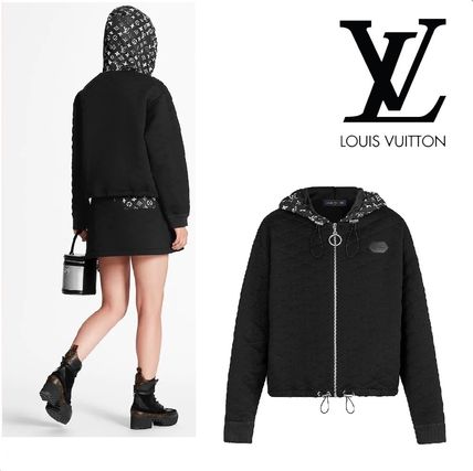 Louis Vuitton Quilted Zip Up Hoodie 1A61FO 1A61FN 1A61FM 1A61FL 1A61FK 