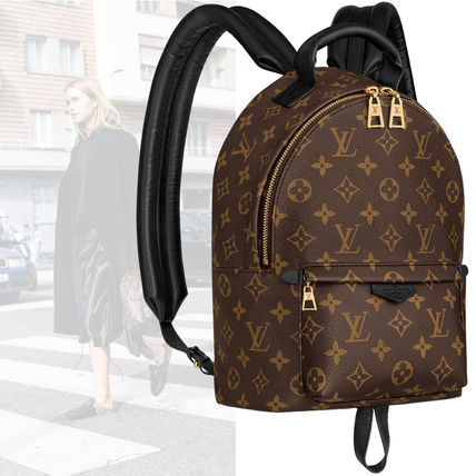 Louis Vuitton 2020 SS Monogram Casual Style 2WAY Leather Elegant Style Backpacks 