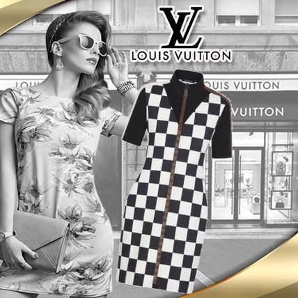 Louis Vuitton 2020 SS Other Plaid Patterns Monogram Dresses 1A83RQ 