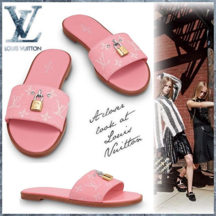 Louis Vuitton LOCKIT 2020 SS Lock It Flat Mule 1A68FH 