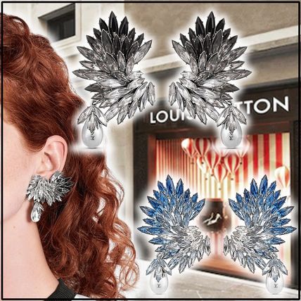 Louis Vuitton 2020 Cruise Petal Strass Earrings MP2574 MP2572 