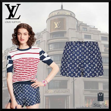 Louis Vuitton MONOGRAM 2020 SS Monogram Silk Logo Lounge  Sleepwear 1A7SFG 