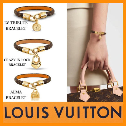 Louis Vuitton 2020 Cruise Leather Elegant Style Bracelets M6220F M6451F M6442E 