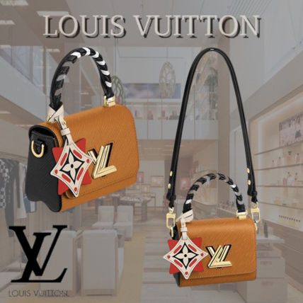 Louis Vuitton Casual Style 2WAY Chain Plain Leather Party Style M56849 