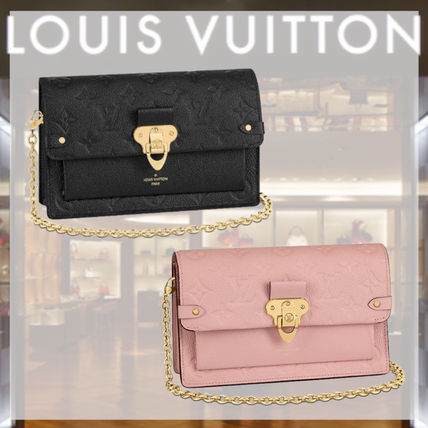 Louis Vuitton 2WAY Chain Leather Crossbody Logo Shoulder Bags M67841 M67839 