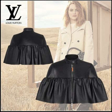 Louis Vuitton 2020 21AW Unisex Plain Leather Jackets 1A826B 