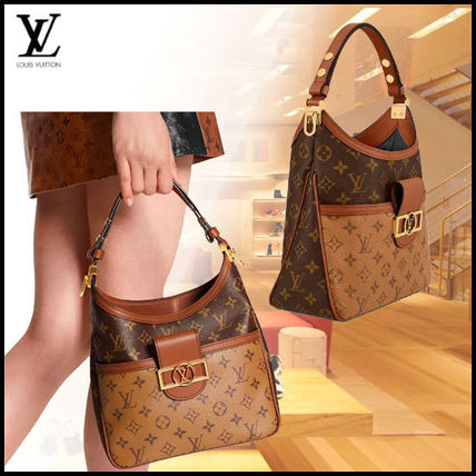 Louis Vuitton 2020 SS Monogram Canvas Blended Fabrics A4 3WAY Bi color 