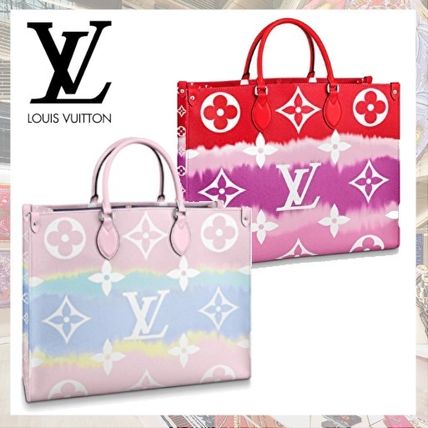 Louis Vuitton 2020 SS Monogram Casual Style Tie dye A4 Leather Party Style M45121 M45119 