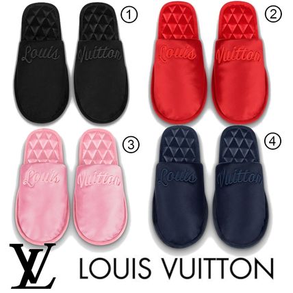 Louis Vuitton Plain Slippers Logo Shoes 1A4MC4 1A4MCC 1A4MC8 1A4MC0 
