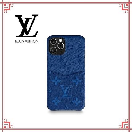 Louis Vuitton Unisex Leather Logo iPhone 11 Pro Smart Phone Cases M30479 
